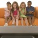 Kids watching TV