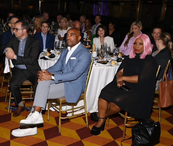 Tiki Barber attends the Gracie Awards Luncheon at Cipriani 42nd Street on June 18, 2024 in New York City. (Photo by Dave Kotinsky/Getty Images for The Alliance for Women in Media Foundation)