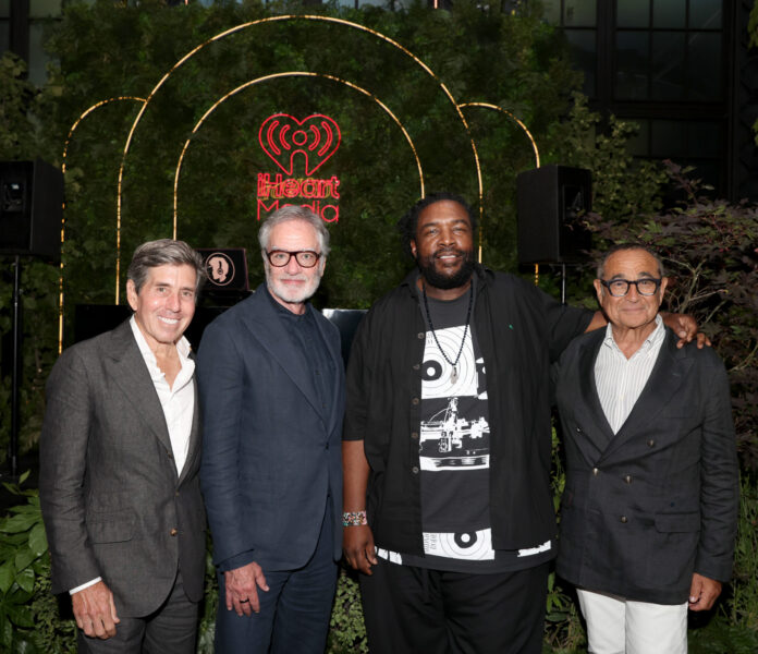 CAP D'ANTIBES, FRANCE - JUNE 22: (L-R) Richard Bressler, president of iHeartMedia, Bob Pittman, chief executive officer of iHeartMedia, Questlove, and Michael Kassan, chief executive officer of 3C Ventures, attend iHeartMedia, 3C Ventures and Condé Nest in Partnership with Capital One After Party featuring DJ set by Questlove at the Pavilion at Hotel du Cap-Eden-Rock during the Cannes Lions Festival on June 22, 2026 in Cap d'Antibes, France. (Photo by Adam Berry/Getty Images for iHeartMedia)