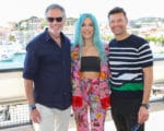 French Dip: iHeartMedia’s Cannes-Do Act iHeartMedia Chairman/CEO Bob Pittman, recording artist Halsey and iHeart air personality Ryan Seacrest pose after the company's "fireside chat" on driving creativity and success during the June 2017 Cannes Lions Festival in Cannes, France. (Photo by Tony Barson/Getty Images for iHeartMedia)