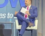 NAB President/CEO Curtis LeGeyt at the 2022 NAB Show in Las Vegas.