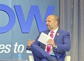 NAB Points To Survey Suggesting Voters Want Deregulation NAB President/CEO Curtis LeGeyt at the 2022 NAB Show in Las Vegas.