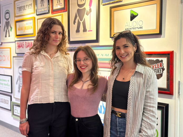 (Left to Right): Hannah Schoettmer, Megan Vazquez, and Estefania Padilla.