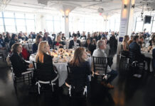 Guests attend the Gracies Leadership Awards presented by the Alliance for Women in Media on November 18, at Tribeca 360 in New York. (Photo: Dave Kotinsky/Getty Images for Alliance for Women in Media)