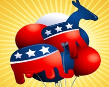 Democrat and Republican
