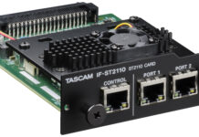 TASCAM Expands DA-6400 With SMPTE IF-ST2110 Broadcast Option Card