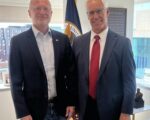 A D.C. Triple Play For Zimmer Rule Reform Push FCC Chairman Brendan Carr (l) and Zimmer Communications' John Zimmer