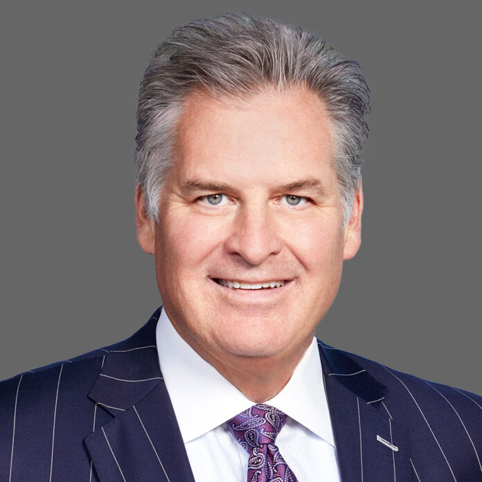 Michael J. Hayes, who was promoted to senior vice president of Hearst and president of Hearst Television in May 2023.