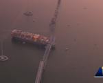Local Media Leads Following Baltimore’s Key Bridge Collapse A live shot of the collapsed Francis Scott Key Bridge in Dundalk, Md., on March 26, 2024, as shown by WBAL-11 in Baltimore.