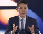 With Ad Dollars Surging, TikTok CEO To Get U.S. House Grilling Shou Chew, appearing at a Bloomberg event on Nov. 16, 2022