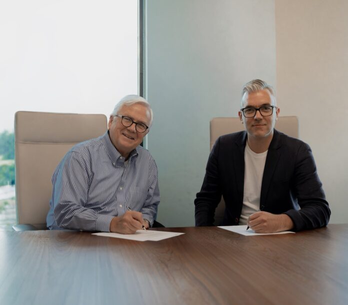 TransWorld-Tom-Andy K-LOVE CEO Tom Stultz, TWR President & CEO Andy Schick