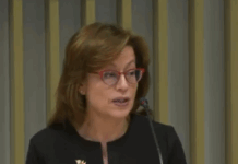 In Dissent, Gómez Again Calls TV Ownership Rule Deletion ‘Unlawful’ Anna M. Gómez, the lone Democrat serving as an FCC Commissioner, at the November Open Meeting