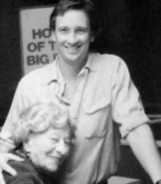 Cliff Freeman with the late Clara Peller, made famous for her line 
