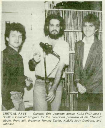 A 27-year-old Jody Denberg is seen here in this photo from an October 1986 edition of Radio & Records.