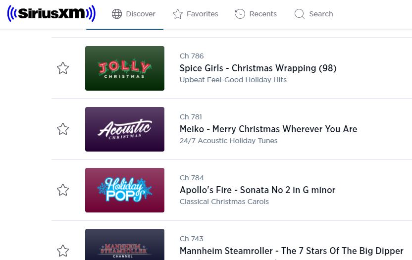 Sirius Holiday Channels 2020 Cheap Order, Save 41 jlcatj.gob.mx