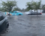 Southwest Florida, In the Eye of Ian The scene outside WINK-11 in Fort Myers just before 5pm on Sept. 28. 2022.
